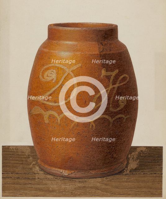 Spice Jar, c. 1937. Creator: John Matulis.