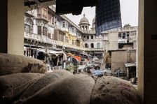 Spice Market, Old Delhi, India, 2023. Creator: Peter Thompson