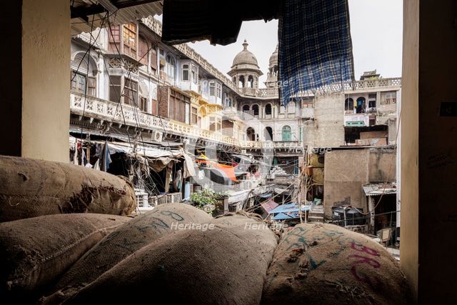 Spice Market, Old Delhi, India, 2023. Creator: Peter Thompson.