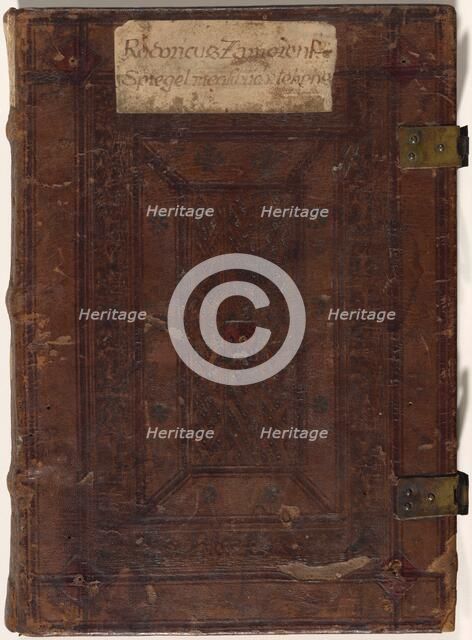 Spiegel des menschlichen Lebens, 1475/1476. Creators: Rodrigo Sánchez de Arévalo, Master of Boccaccio, The Zamorensis Master.