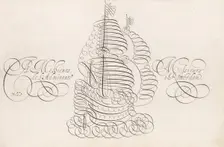 Spieghel der Schryfkonste...(Mirror of the Art of Writing), 1605. Creators: Jan van de Velde, Jacob Matham, Simon Wynhoutsz Frisius