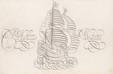 Spieghel der Schryfkonste...(Mirror of the Art of Writing), 1605. Creators: Jan van de Velde, Jacob Matham, Simon Wynhoutsz Frisius