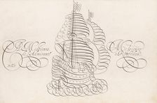 Spieghel der Schryfkonste...(Mirror of the Art of Writing), 1605. Creators: Jan van de Velde, Jacob Matham, Simon Wynhoutsz Frisius