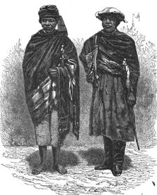 Spies of the Queen of Madagascar; A Birds-eye View of Madagascar 1875. Creator: M.D Charnay