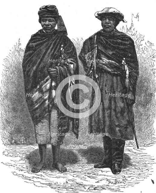 'Spies of the Queen of Madagascar; A Birds-eye View of Madagascar', 1875. Creator: M.D Charnay.