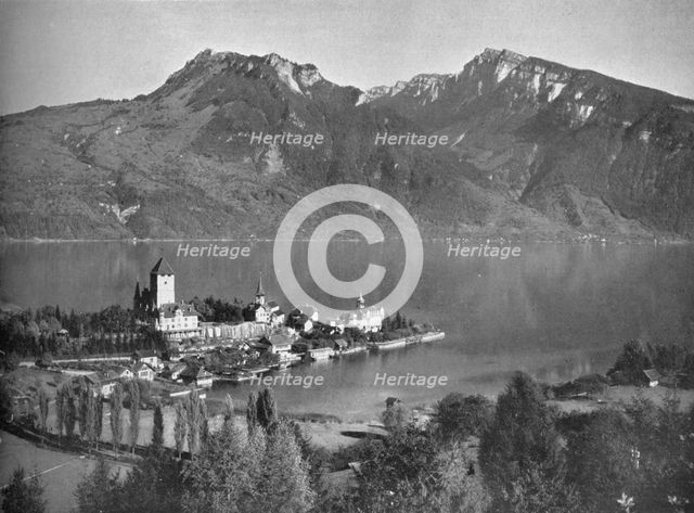 'Spiez, on Lake Thun', 1910. Artist: John Swain & Son.