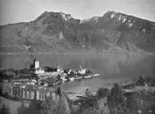 Spiez, on Lake Thun 1910. Artist: John Swain & Son