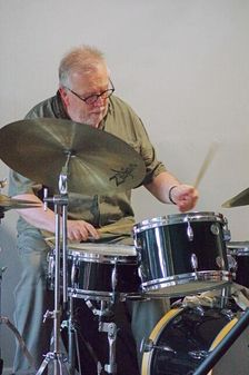 Spike Wells, Splash Point Jazz Club, Eastbourne, East Sussex, 24 July 2019. Creator: Brian O'Connor