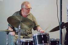 Spike Wells, Splash Point Jazz Club, Eastbourne, East Sussex, 24 July 2019. Creator: Brian O'Connor