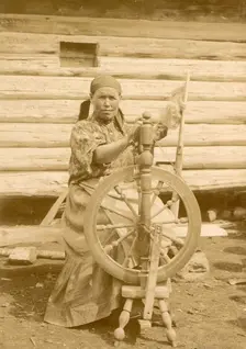 Spinner, 1909. Creator: Nikolai Georgievich Katanaev