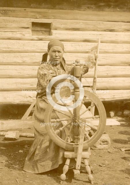 Spinner, 1909. Creator: Nikolai Georgievich Katanaev.