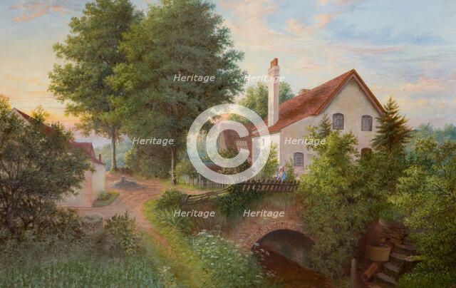 Spinner's Mill, Bournbrook, 1875.  Creator:  J. Jolly.