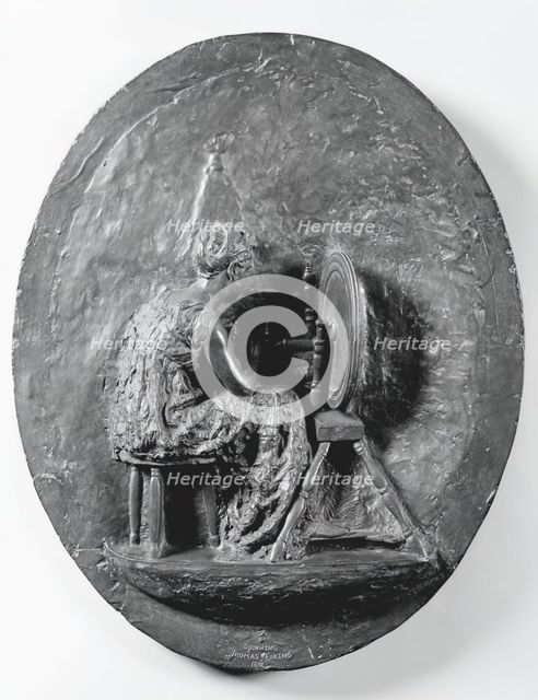 Spinning, 1882-1883/cast 1930. Creator: Thomas Eakins.