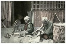 Spinning cotton, Japan, 1904