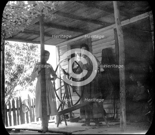 Spinning, Appalachia, USA, c1917. Artist: Cecil Sharp