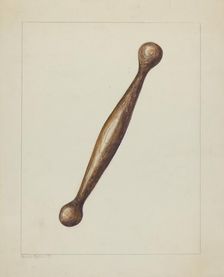 Spinning Stick, c. 1938. Creator: Maud M Holme