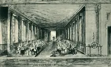 Spinning room, c1776, (1943). Creator: Gabriel de Saint-Aubin