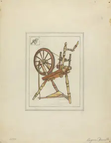 Spinning Wheel, 1935/1942. Creator: Eugene Barrell