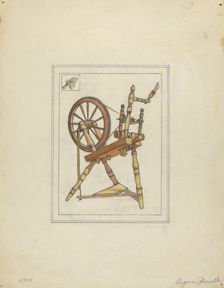 Spinning Wheel, 1935/1942. Creator: Eugene Barrell