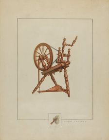 Spinning Wheel, 1935/1942. Creator: Eugene La Foret