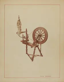 Spinning Wheel, 1935/1942. Creator: Lorenz Rothkrantz