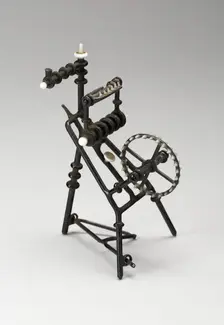 Spinning Wheel, France, 18th century. Creator: Verres de Nevers