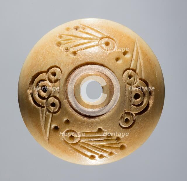 Spindle Whorl, 700s - 900s. Creator: Unknown.