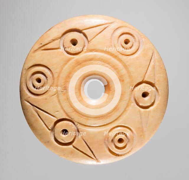 Spindle Whorl, 700s - 900s. Creator: Unknown.