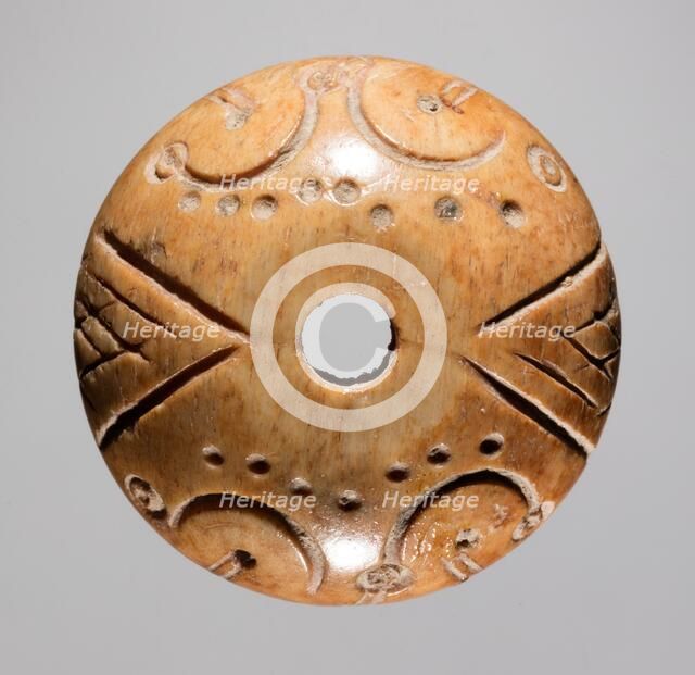 Spindle Whorl, 700s - 900s. Creator: Unknown.