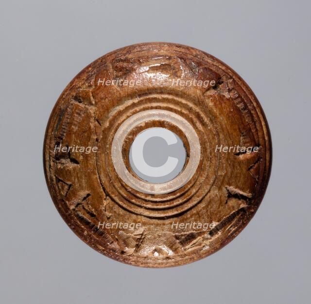 Spindle Whorl, 700s - 900s. Creator: Unknown.