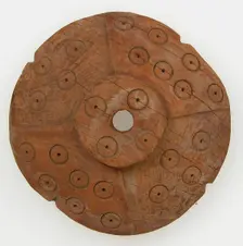 Spindle Whorl, Coptic, 3rd-5th century. Creator: Unknown