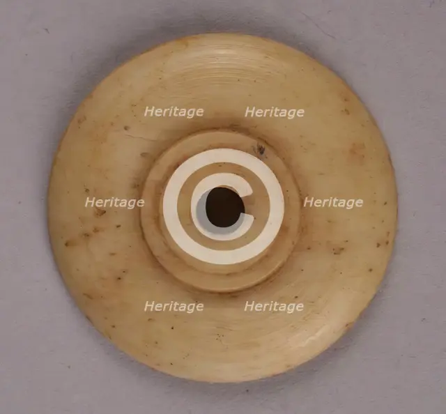 Spindle Whorl, Iran, 9th-10th century. Creator: Unknown.