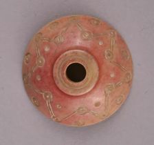 Spindle Whorl, Iran, 9th-10th century. Creator: Unknown