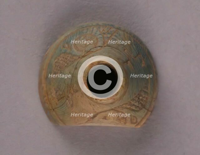 Spindle Whorl, Iran, 9th-10th century. Creator: Unknown.