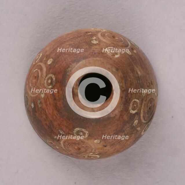 Spindle Whorl, Iran, 9th-10th century. Creator: Unknown.