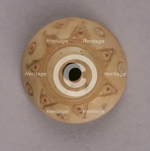 Spindle Whorl, Iran, 9th-10th century. Creator: Unknown.