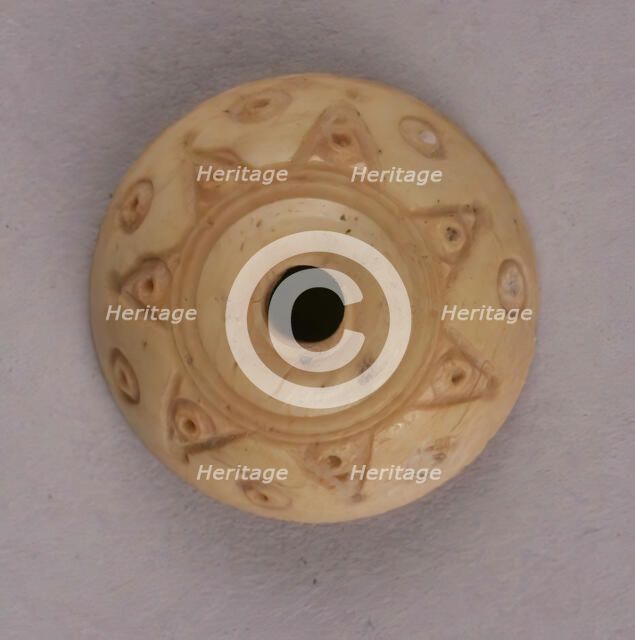 Spindle Whorl, Iran, 9th-10th century. Creator: Unknown.