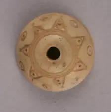 Spindle Whorl, Iran, 9th-10th century. Creator: Unknown