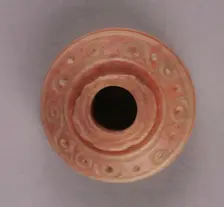 Spindle Whorl, Iran, 9th-10th century. Creator: Unknown