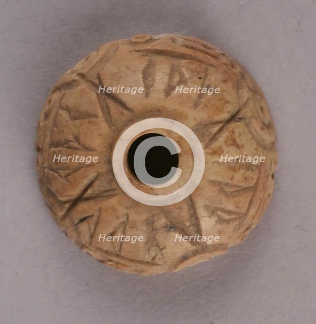 Spindle Whorl, Iran, 9th-10th century. Creator: Unknown.