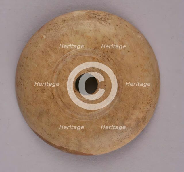 Spindle Whorl, Iran, 9th-10th century. Creator: Unknown.