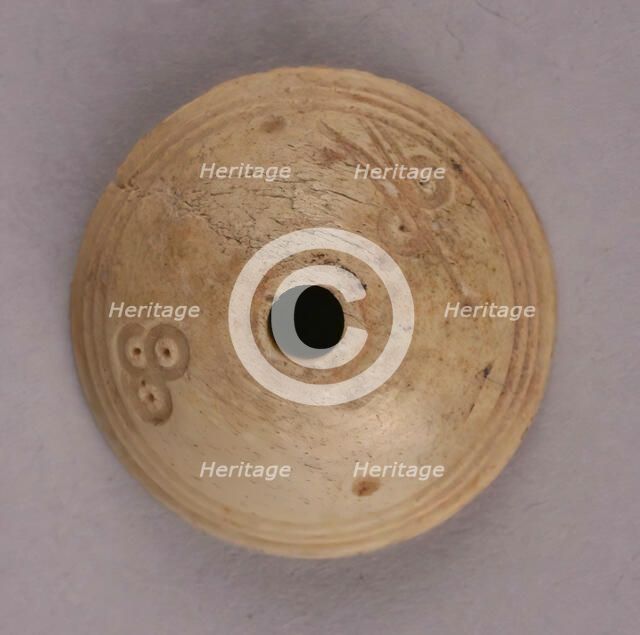 Spindle Whorl, Iran, 9th-10th century. Creator: Unknown.