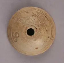Spindle Whorl, Iran, 9th-10th century. Creator: Unknown