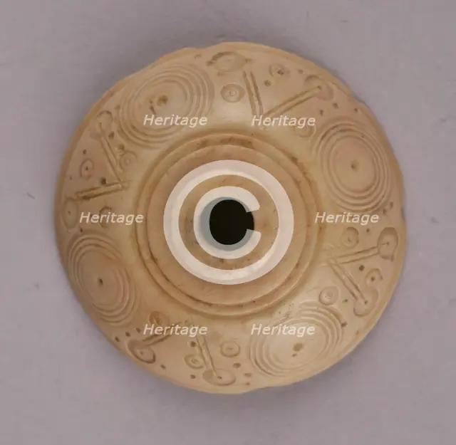 Spindle Whorl, Iran, 9th-10th century. Creator: Unknown.
