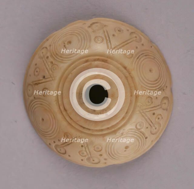 Spindle Whorl, Iran, 9th-10th century. Creator: Unknown.