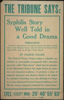 Spirochete, Chicago, 1938. Creator: Unknown