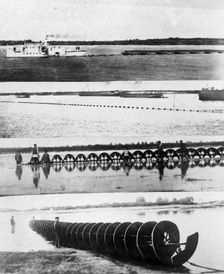 Spiral device/ water apparatus (possibly an example of Archimedes screw)., c1900s. Creator: Robert Augustus Henry L'Estrange