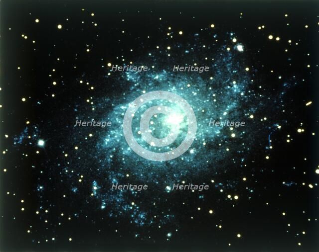 Spiral galaxy in Triangulum constellation. Creator: NASA.