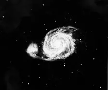 Spiral galaxy (M 51) in Canes Venatici, 1910