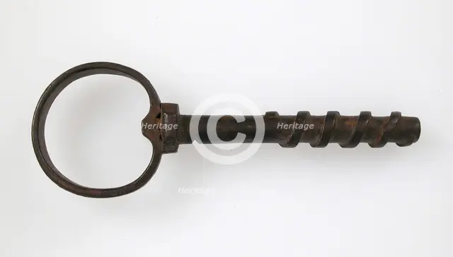 Spiral Key, German, early 16th century. Creator: Unknown.
